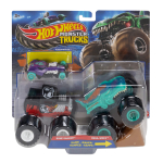 M&auml;nguautode komplekt Mattel Hot Wheels Monster Trucks JML61, 1:64, mitmev&auml;rviline