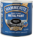 Emailv&auml;rv, korrosioonivastane metallkonstruktsioonidele Hammerite Metal Paint, pooll&auml;ikiv, 0.25 l, must v.