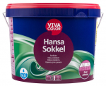 Fassaadiv&auml;rv Vivacolor Hansa Sokkel, valge v., 9 l