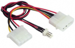 Adapter Gembird 5.25'', 5.25 Power female 3 Pin jungtis", 15 m, kollane v.