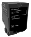 Toonerikassett Lexmark 25K, must v.