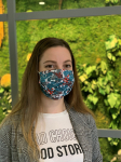 Mitmekordne mask Audimas, valge/punane/roheline
