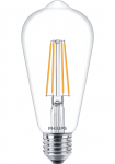 Philipsi LED-h&otilde;&otilde;gniidiga pirn, ST64, 2700 &deg;K, E27, 7 W, 806 lm