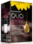 Juuksev&auml;rv Garnier Olia Midnight, &scaron;okolaad v., 4.15, 60 ml