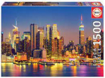Pusle Educa Manhattan At Night 18466, 60 cm x 85 cm, 1500 tk, mitmev&auml;rviline