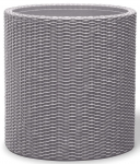 Lillepott Keter Cylinder Planter Medium 10311292, plastik/pol&uuml;prop&uuml;leen (pp), hall v.