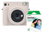 Kiirkaamera Fujifilm Instax Square SQ1 Chalk White + Instax Square 10pcs, beež v.