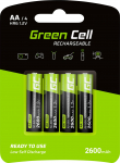 Laetav aku Green Cell GR01, AA, 2.6 mAh, 4 tk