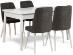 S&ouml;&ouml;gitoa komplekt Kalune Design Costa 1053 - 1 B, valge v./antratsiit v.