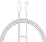 Kaabel Baseus CALD000102, Lightning/USB-C, 200 cm, valge v., 20 W