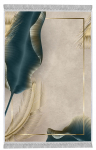 Vaip Conceptum Hypnose ELS2435, kuld v./hele pruun v./roheline v., 220 cm x 140 cm