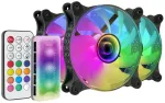 &Otilde;hkjahuti korpusele Mars Gaming MF-3DKIT 3-Pack, 120 mm x 120 mm