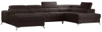 Nurgadiivan Lacante Velvetmat 22, tumepruun v., parem, 202 x 354 cm x 92 cm