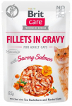 Kassi m&auml;rgtoit Brit Care Fillets in Gravy, kanaliha/maks/l&otilde;he, 0.085 kg
