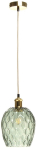 Valgusti rippuv Kayoom Corona, E27, 1 x 40 W, roheline v. / kuldne v.