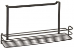 Rippkorv Metaltex Origin Lava, 34 cm x 17 cm x 11 cm, must v.