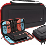 M&auml;ngukonsooli &uuml;mbris Dunmoon 19379, must v./punane v.