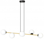 Valgusti rippuv Emibig Gravity 6, E14, 6 x 10 W, kuldne v./must v.