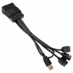 Jagaja Lian Li PW-U2TPAB USB 2.0 Type-A, 3 x IDC 9-pin Male, must