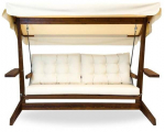 Aiakiik Kalune Design Viva 2400, pruun v./beež v., 100 cm x 237 cm x 175 cm