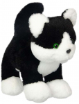 Pehme m&auml;nguasi kass Wild Planet All About Nature, valge/must, 27 cm
