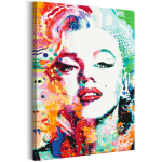 Maalimine numbrite j&auml;rgi Artgeist Charming Marilyn MA_0388, mitmev&auml;rviline, 40 x 60 cm