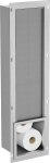 Peidetud tualettpaberi riiul Mexen X-Wall-B, 19.5 cm x 72 cm x 12.1 cm, kroom v.