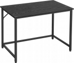 Arvutilaud Vasagle, 100 cm x 50 cm, 75 cm, must v.