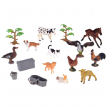 Kujukeste komplekt, loomad Jokomisiada, 8 cm, 17 tk, mitmev&auml;rviline