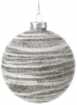 J&otilde;ulupuu ehe, valge v./beež v., 10 cm, 10 cm, klaas