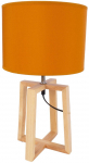 Laualambid Home4you Wooden DH07187, E14, 40W, oranž v./pruun v.