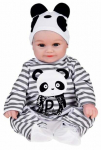 Nukk - imik koos tarvikutega Panda ZA5358, 45 cm, valge v.