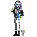 Nukk aksessuaaridega Mattel Monster High Frankie Stein HXH73, 30 cm, must v.