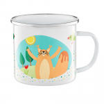 Tass Ambition Forest Team Raccoon and Squirrel, valge v./mitmev&auml;rviline, 0.52 l