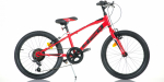 Laste jalgratas, m&auml;gi- Dino Bikes 420 Sport, punane v., 20"