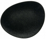 Taldrik serveerimine Verlo Zeli, 39 cm x 31 cm, must v.