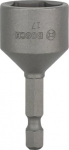 Kuusnurkne pea Bosch, 50 mm, 17 mm, 1/4"