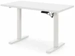 Arvutilaud reguleeritava k&otilde;rgusega B/54, 120 cm x 60 cm, 75 - 120 cm, valge v.
