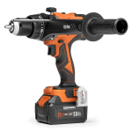 Akukruvikeeraja-trell koos akuga Daewoo DAA 7521Li SET, 18 - 21 V, 4 Ah/5 Ah