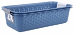 Korv 732809, 20 cm x 10 cm x 5 cm, sinine/hall, plastik