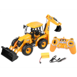 Rc-traktor Double E JCB 4CX RC0578, 1:20, kollane v.