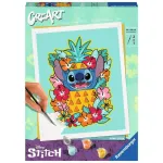 Maalimine numbrite j&auml;rgi Ravensburger CreArt Disney Stitch, mitmev&auml;rviline, 24 x 30 cm