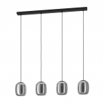 Valgusti rippuv Eglo Ciampino 901193, E27, 4 x 28 W, must v.