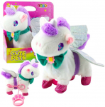 M&auml;nguloom &uuml;kssarvik Lean Toys Cute Pets, 21 cm, valge v./mitmev&auml;rviline