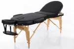 Massaažilaud Restpro Vip Oval 3, 192 cm, must v.