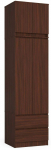 Riidekapp Akord Furniture Factory S60, wenge v., 51 cm x 60 cm x 234 cm