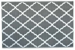 Vaip v&auml;literrassidele Middle 007558, valge v./hall v., 160 cm x 230 cm