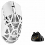 Juhtmevaba m&auml;nguhiir WLMouse Beast X Mini Pro Magnesium MINI-SHIXIN-White-O, 2.4ghz wireless / usb, valge v.