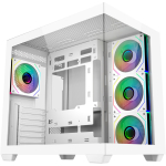 Arvuti korpus Cooler Master Elite 681, l&auml;bipaistev v./valge v.
