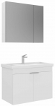 Vannitoa m&ouml;&ouml;bli komplekt Kalune Design Desna, valge matt v., 45 cm x 80 cm x 58 cm